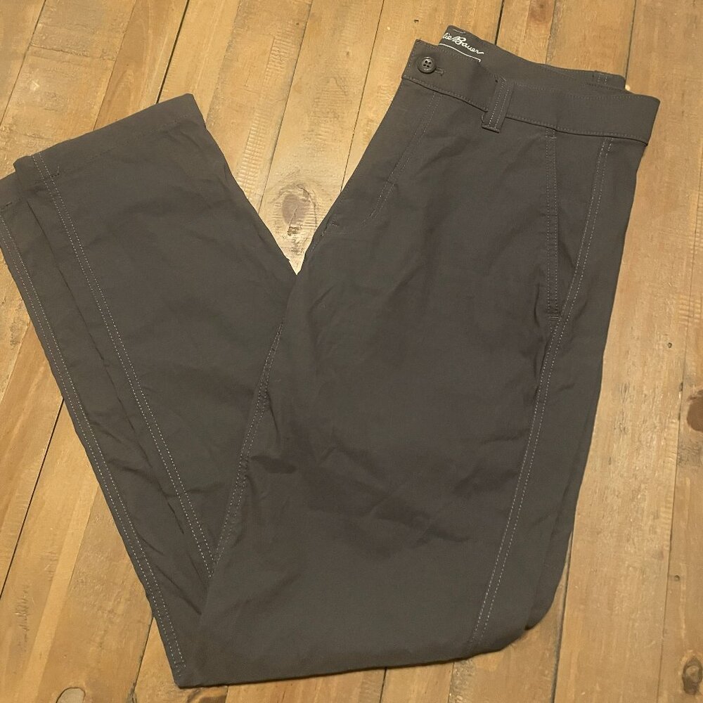 Mens Eddie Bauer Hiking Pants Size 32x32 Color: Gray